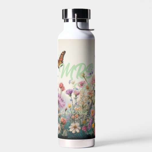 Gepersonaliseerde bruid waterfles (Links)