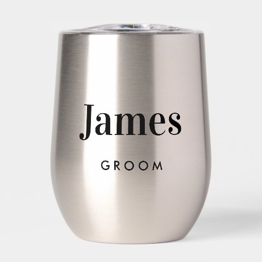 Gepersonaliseerde bruidegom bruiloft (Voorkant)