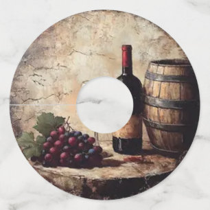 Gepersonaliseerde bruids gunst Tags Wijnglaslabel