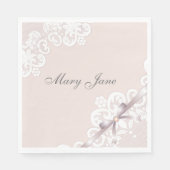 Gepersonaliseerde bruids servet (Voorkant)