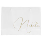 Gepersonaliseerde bruidsmeisje bruids partij Bache Groot Cadeauzakje (Achterkant)