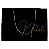 Gepersonaliseerde bruidsmeisje bruids partij Bache Groot Cadeauzakje (Achterkant)