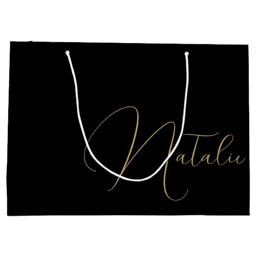 Gepersonaliseerde bruidsmeisje bruids partij Bache Groot Cadeauzakje (Achterkant)