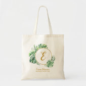 Gepersonaliseerde bruidsmeisje bruids partij voors tote bag (Voorkant)