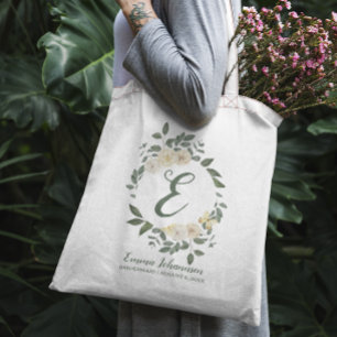 Gepersonaliseerde bruidsmeisje bruids partij voors tote bag