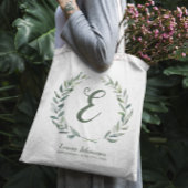 Gepersonaliseerde bruidsmeisje bruids partij voors tote bag