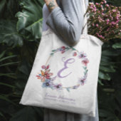 Gepersonaliseerde bruidsmeisje bruids partij voors tote bag