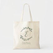 Gepersonaliseerde bruidsmeisje bruids partij voors tote bag (Voorkant)