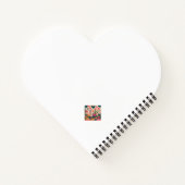 Gepersonaliseerde bruidsmeisje cadeau idee notitieboek (Achterkant)