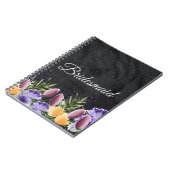 Gepersonaliseerde bruidsmeisje cadeau idee notitieboek (Linkerzijde)