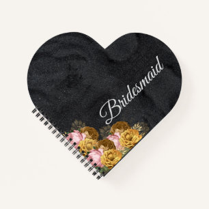 Gepersonaliseerde bruidsmeisje cadeau idee notitieboek