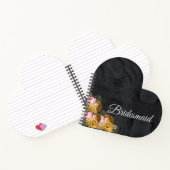 Gepersonaliseerde bruidsmeisje cadeau idee notitieboek (Binnen)