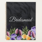 Gepersonaliseerde bruidsmeisje cadeau idee planner (Voorkant)