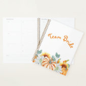 Gepersonaliseerde bruidsmeisje cadeau val bruiloft planner (Display)