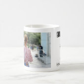 Gepersonaliseerde bruidsmeisje foto bruiloft cadea koffiemok (Center)