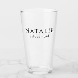 Gepersonaliseerde bruidsmeisje Gift Bachelorette P Glas