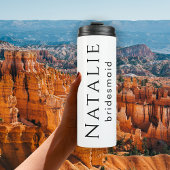 Gepersonaliseerde bruidsmeisje Gift Bachelorette P Thermosbeker