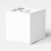 Gepersonaliseerde bruidsmeisje Groomsmen magnetisc Bedankdoosjes (Voorkant Zijde)