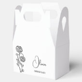 Gepersonaliseerde bruidsmeisje Groomsmen magnetisc Bedankdoosjes (Geopend)