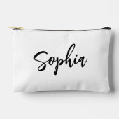 Gepersonaliseerde bruidsmeisje make-up tassen, bru etui (Voorkant)