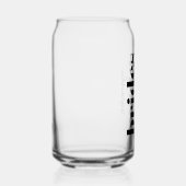 Gepersonaliseerde bruidsmeisje Monogram Naam Blikvorm Glas (Rechts)