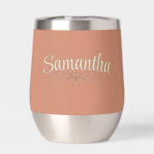 Gepersonaliseerde bruidsmeisje rustieke Boho Wildf (Achterkant)