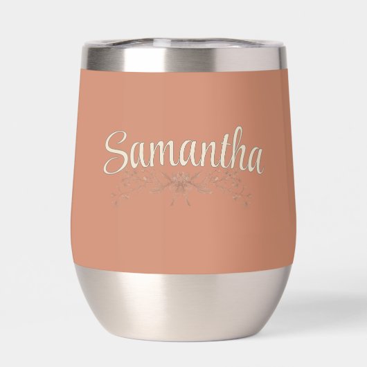 Gepersonaliseerde bruidsmeisje rustieke Boho Wildf (Achterkant)