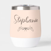 Gepersonaliseerde bruidsmeisje rustieke elegante w (Voorkant)