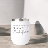 Gepersonaliseerde bruidsmeisje van eer Script Wedd