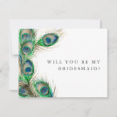 Gepersonaliseerde bruidsmeisje voorstel Kaarten Pe Notitiekaartje (Voorkant)