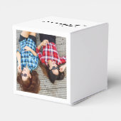 Gepersonaliseerde bruidsmeisje voorstel met aangep bedankdoosjes (Achterkant)