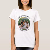 Gepersonaliseerde bruidsmeisjes | Foto T-shirt (Voorkant)