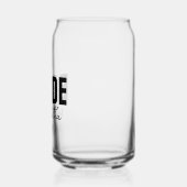 Gepersonaliseerde bruidsnaam blikvorm glas (Links)