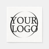 Gepersonaliseerde bruiloft aangepaste idee Creëer Servet (Voorkant)