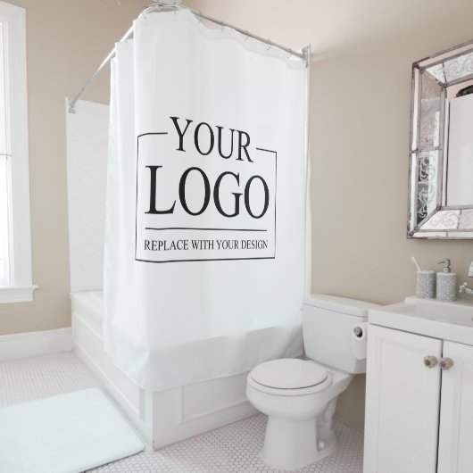 Gepersonaliseerde bruiloft aangepaste idee toevoeg douchegordijn (In situ)