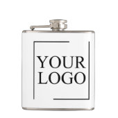 Gepersonaliseerde bruiloft aangepaste idee toevoeg heupfles (Voorkant)