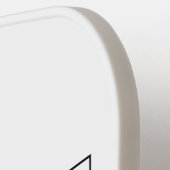 Gepersonaliseerde bruiloft aangepaste idee toevoeg pickleball paddle (Links Detail)