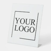 Gepersonaliseerde bruiloft aangepaste idee toevoeg reclamebord met voetstuk (Voorkant)