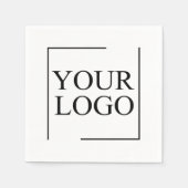 Gepersonaliseerde bruiloft aangepaste idee toevoeg servet (Voorkant)