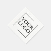 Gepersonaliseerde bruiloft aangepaste idee toevoeg servet (Hoek)