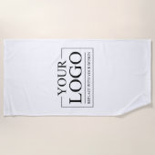 Gepersonaliseerde bruiloft aangepaste idee toevoeg strandlaken (Voorkant)