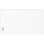 Gepersonaliseerde bruiloft aangepaste idee toevoeg tafelkleed (Voorkant (Horizontaal))