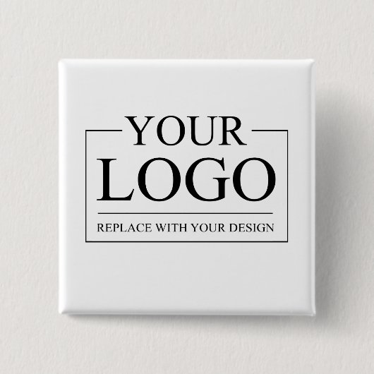 Gepersonaliseerde bruiloft aangepaste idee toevoeg vierkante button 5,1 cm (Voorkant)