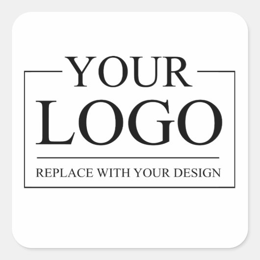 Gepersonaliseerde bruiloft aangepaste idee toevoeg vierkante sticker (Voorkant)