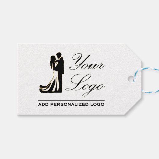 Gepersonaliseerde bruiloft aangepaste idee Voeg uw Cadeaulabel (Voorkant (Horizontaal))