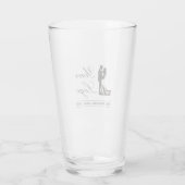 Gepersonaliseerde bruiloft aangepaste idee Voeg uw Glas (Achterkant)