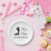 Gepersonaliseerde bruiloft aangepaste idee Voeg uw Papieren Bordje (Feest)