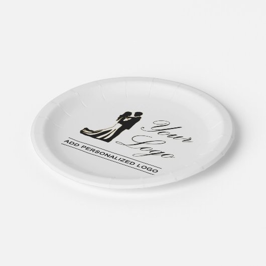 Gepersonaliseerde bruiloft aangepaste idee Voeg uw Papieren Bordje (Gekanteld)