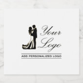 Gepersonaliseerde bruiloft aangepaste idee Voeg uw Sparkling Wijnetiket (Enkel label)