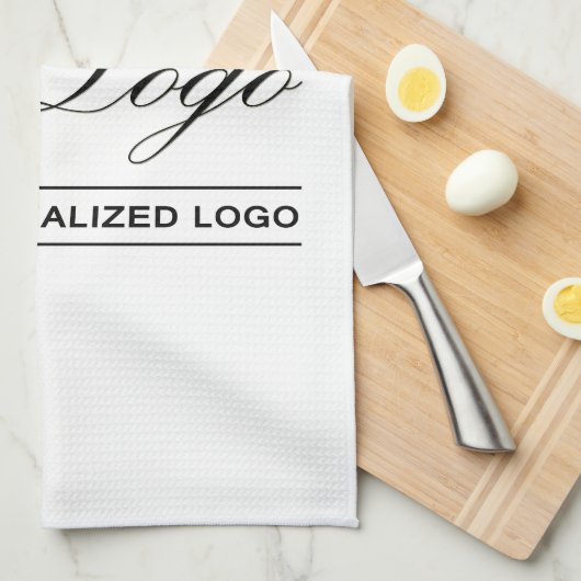 Gepersonaliseerde bruiloft aangepaste idee Voeg uw Theedoek (Quarter Fold)